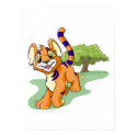 Adventurous orange Kougra on Mystery Island posters
