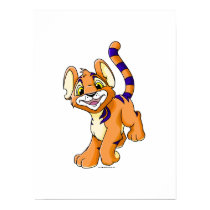 Adventurous orange Kougra posters