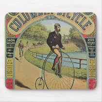 Advert for the Columbia Bicycle Mouse Pads