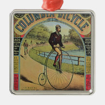 Advert for the Columbia Bicycle Ornaments