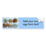 Advertise your Free Range Egg Farm! Bumper Stickers
