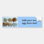 Advertise your Free Range Egg Farm! Bumper Stickers