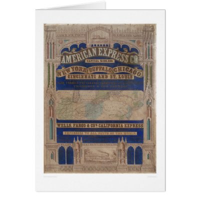 Advertisement for California Express (2546A) Cards by Bancroft