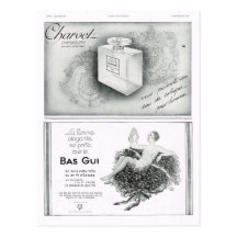 Advertisement,  Perfume Postcard