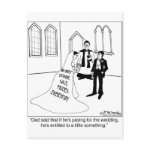 Advertising on a Wedding Gown Post Card