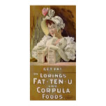 Advertising Poster for Get Fat Food Tablets