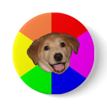 Advice Dog Button