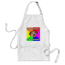 Advice Dog Live Forever Apron