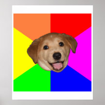 Advice Dog Print
