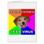 Advice Dog says: Delete the Virus Cards