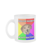 Advice Dog Swallow Magnets Coffee Mug