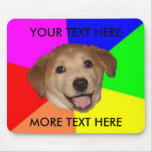 Advice dog template mouse pad