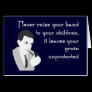 Advice for Dads Greeting Card