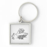 Advice From a Caterpillar Key Chains