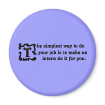 Advice on doing your job most effectively (2) fridge magnet