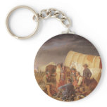 Advice on the Prairie by William Tylee Ranney Keychains