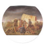 Advice on the Prairie by William Tylee Ranney Round Stickers