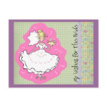 Advice & Wishes Bridal Shower Card Post Card