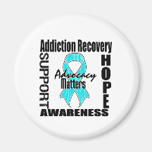 Advocacy Matters Addiction Recovery Magnets