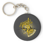 Advocacy Rocks Childhood Cancer Key Chains