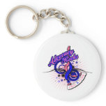 Advocacy Rocks Male Breast Cancer Key Chain