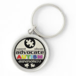 Advocate Autism Awareness Keychain