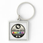 Advocate Autism Awareness Keychain