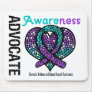Advocate Awareness Mosaic Heart Domestic Violence Mouse Pads