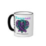 Advocate Awareness Mosaic Heart Domestic Violence Coffee Mug
