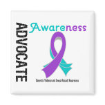 Advocate Awareness Ribbon Domestic Violence Fridge Magnets