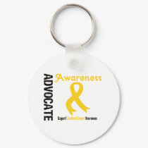 Advocate Childhood Cancer Awareness keychains