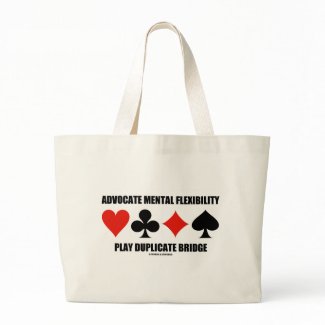 Advocate Mental Flexibility Play Duplicate Bridge bag