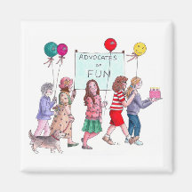 Advocates of fun magnet