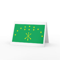 Adygea Flag Greeting Card