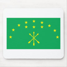 Adygea Flag Mousepad