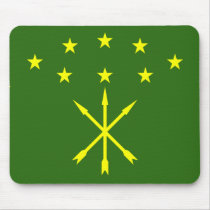 Adygea, Russia flag Mousepad