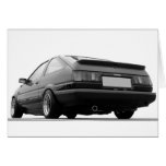 AE86 Black & White Cards