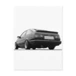 AE86 Black & White Post Cards