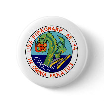 AE-14 USS Firedrake Ammunition Ship Military Patch Button