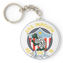 AE-16 USS MOUNT KATMAI Ammunition Ship Patch Keychains