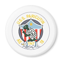 AE-16 USS MOUNT KATMAI Ammunition Ship Patch Fridge Magnets