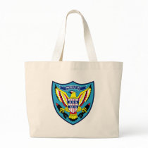 AE-18 USS PARICUTIN Ammunition Ship Military Patch Tote Bags