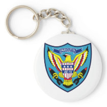 AE-18 USS PARICUTIN Ammunition Ship Military Patch Keychain