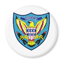 AE-18 USS PARICUTIN Ammunition Ship Military Patch Refrigerator Magnets