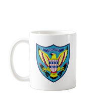AE-18 USS PARICUTIN Ammunition Ship Military Patch Coffee Mugs