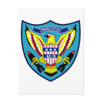 AE-18 USS PARICUTIN Ammunition Ship Military Patch Postcards