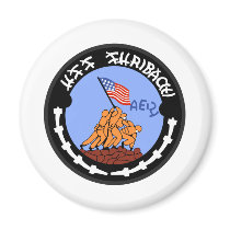 AE-21 USS Suribachi Ammunition Ship Military Patch Fridge Magnet