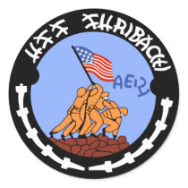AE-21 USS Suribachi Ammunition Ship Military Patch Sticker