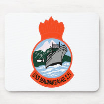 AE-22 USS Maunakea Ammunition Ship Military Patch Mousepads