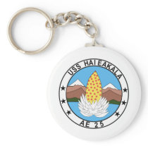 AE-25 USS Haleakala Ammunition Ship Military Patch Keychains